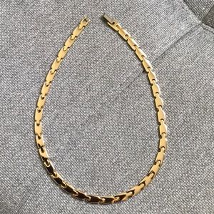 TecTonic 17 inch Necklace SS 18K Gold Plated